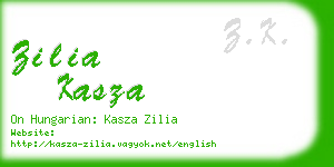 zilia kasza business card